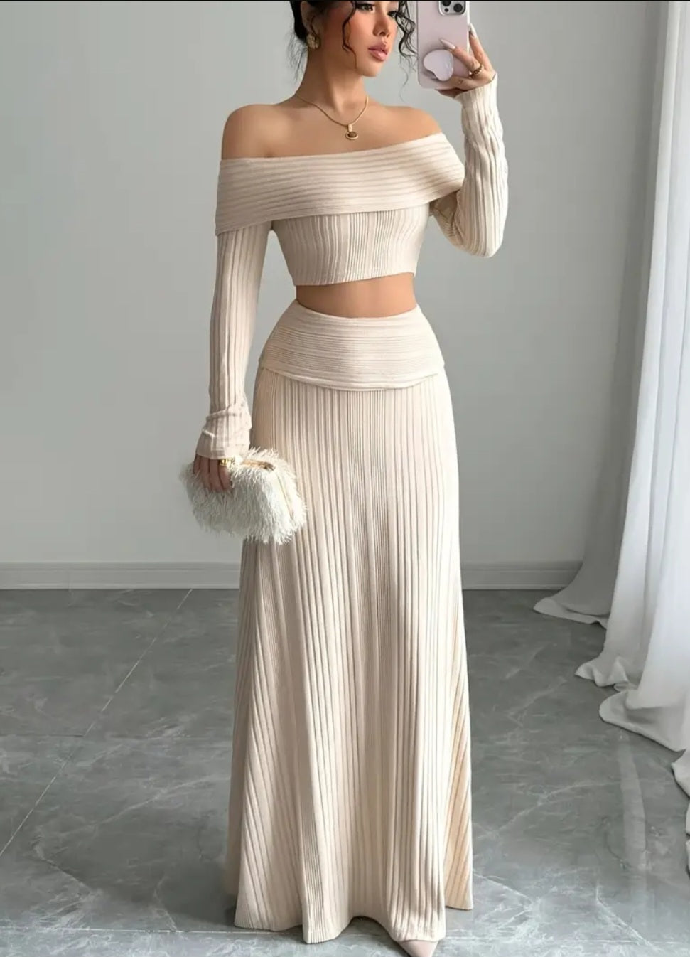 Elegant Two-Piece Dress