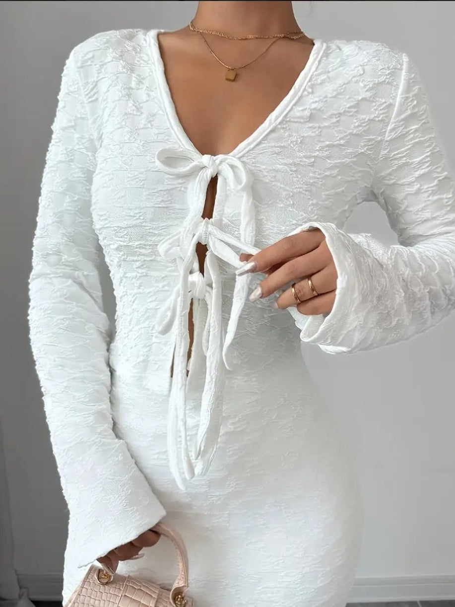 V-Neck Long Sleeve