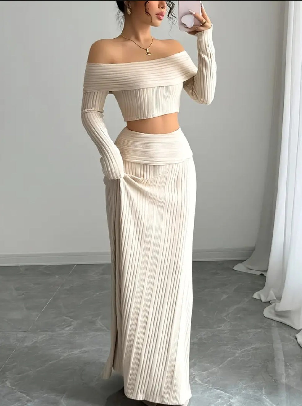 Elegant Two-Piece Dress